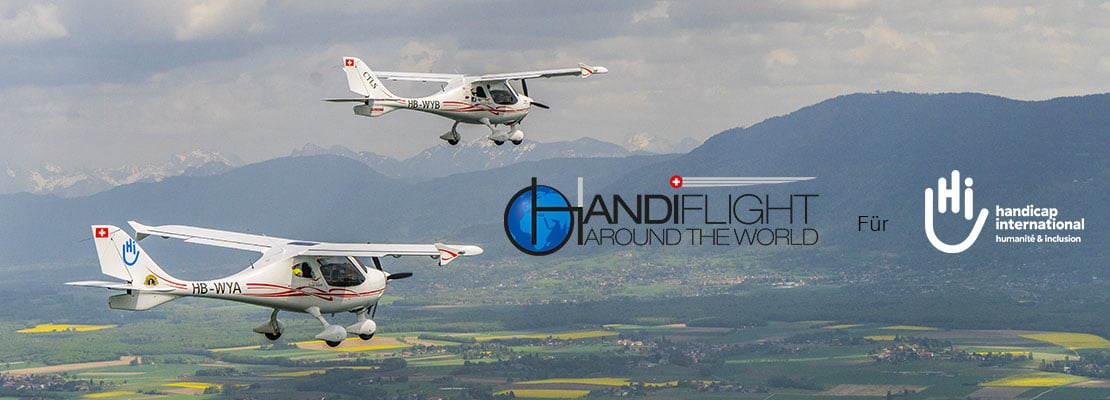 Handiflight Around the World für Handicap International 